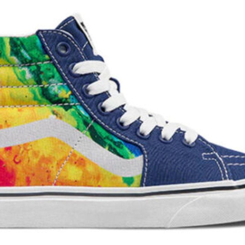 Vans Boy's SK8 Hi Crayola Mashup Melt VNOA5JMJARS NEW with TAGS - Picture 2 of 7